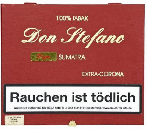 Don Stefano Extra-Corona  Pipe Sumatra Zigarren 10 Stk.