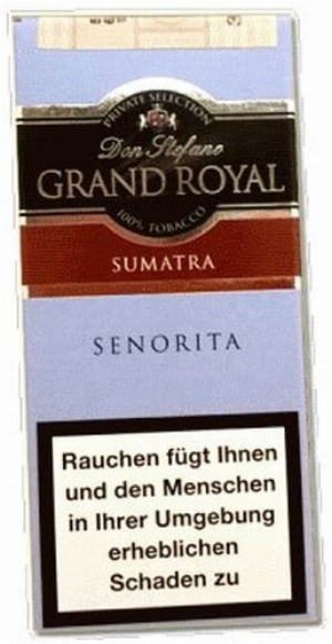 Don Stefano Grand Royal Senorita Sumatra Zigarren