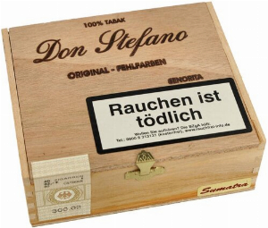 Don Stefano Original Fehlfarben Senorita Sumatra Zigarren 40 Stück