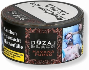 DOZAJ BLACK HAVANA PURRO Wasserpfeifentabak 25g