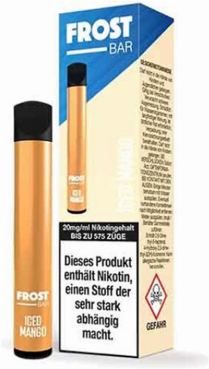 Dr. Frost Bar 600 Einweg E-Zigarette Iced Mango 20mg