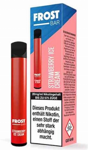 Dr. Frost Bar 600 Einweg E-Zigarette Strawberry Ice Cream 20mg