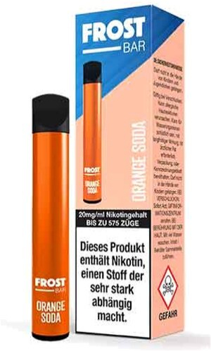 Dr. Frost Bar 600 Einweg E-Zigarette Orange Soda 20mg