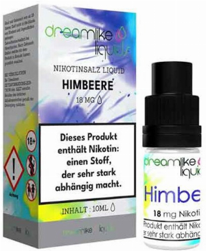 Dreamlike Nikotinsalz Liquid Himbeere 18mg