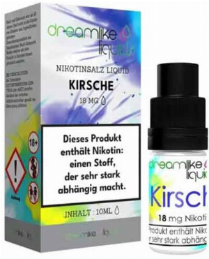 Dreamlike Nikotinsalz Liquid Kirsche 18mg
