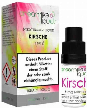 Dreamlike Nikotinsalz Liquid Kirsche 9mg