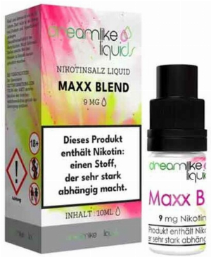 Dreamlike Nikotinsalz Liquid Maxx Blend 9mg