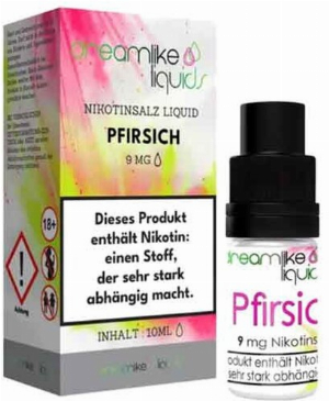 Dreamlike Nikotinsalz Liquid Pfirsich 9mg