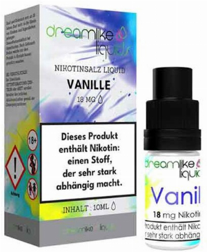 Dreamlike Nikotinsalz Liquid Vanille 18mg