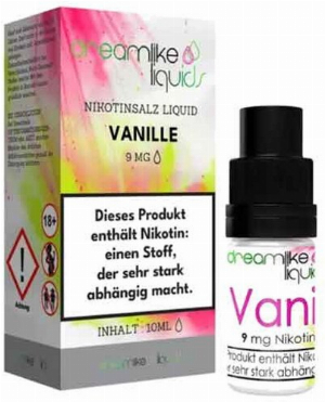 Dreamlike Nikotinsalz Liquid Vanille 9mg