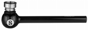 Dreamliner Glass Pfeife Billiard Schwarz