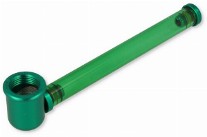 Dreamliner Kräuterpfeife Glas/Metall Grün Travelkit