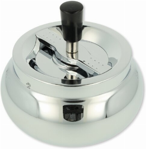 Dreh-Ascher Chrom Glänzend 13 cm