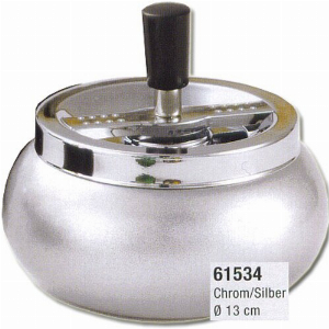Dreh-Ascher Chrom Silber 13 cm 