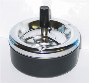 Dreh-Ascher Midi Schwarz