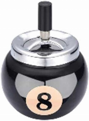 Drehascher Champ Pool Ball schwarz 8