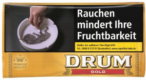 Drum Tabak Gold 30g Päckchen Zigarettentabak 