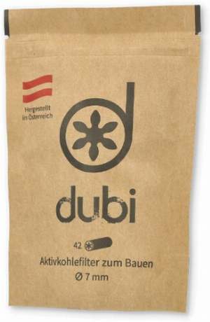 Dubi Aktivkohlefilter 7mm 42 Stk.