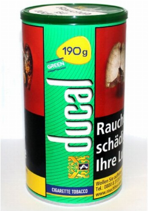 Ducal Tabak Green (Menthol) 180g Dose Zigarettentabak