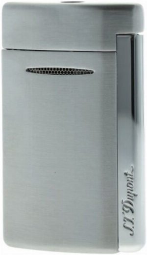 Dupont Feuerzeug Mini-Jet Chrom Brosse