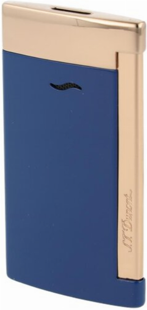 Dupont Feuerzeug Slim 7 Dragon Blue / Golden Rose