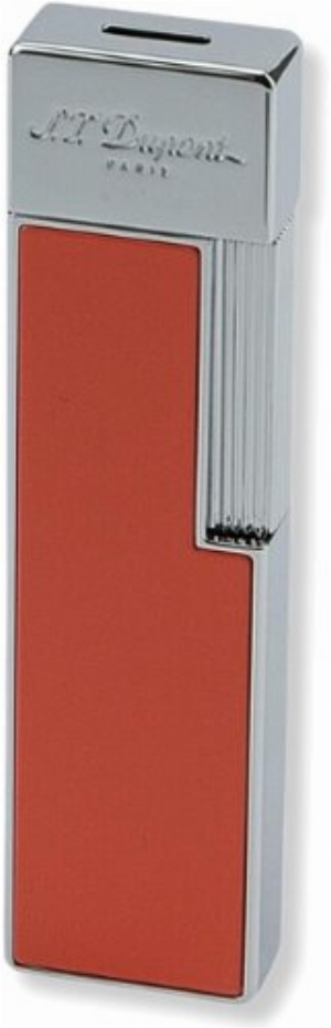Dupont Feuerzeug Twiggy Jetflame 030011 Rot Lack/Chrom