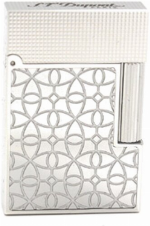 DUPONT Ligne 2 Small Platinum Arabesque silber