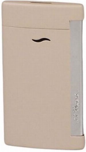 DUPONT SLIM 7 beige matt Jet-Flame Feuerzeug