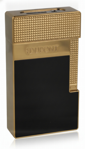 Dupont Table Lighter  gold/schwarz T20100