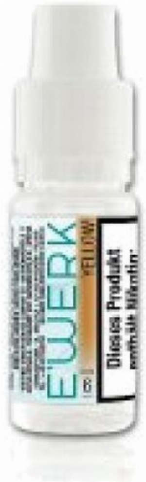 E-Liquid E-WERK Yellow Tobacco Virginia 6mg Nikotin