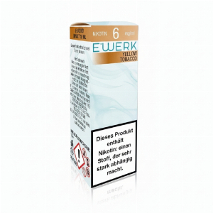 E-Liquid E-WERK Yellow Tobacco Virginia 6mg Nikotin