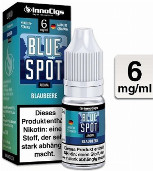 E-Liquid InnoCigs Blue Spot Blaubeere 6mg Nikotin