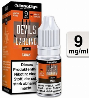 E-Liquid InnoCigs Devils Darling Tabak 9 mg Nikotin