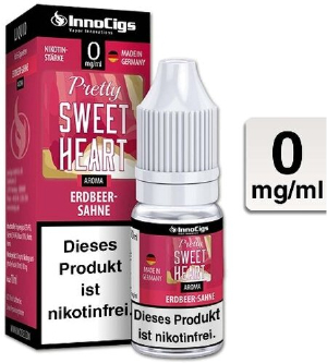 E-Liquid InnoCigs Pretty Sweetheart Sahne-Erdbeer 0mg Nikotin