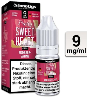 E-Liquid InnoCigs Pretty Sweetheart Sahne-Erdbeer 9 mg Nikotin