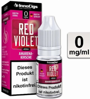 E-Liquid InnoCigs Red Violet Amarenakirsche 0mg Nikotin