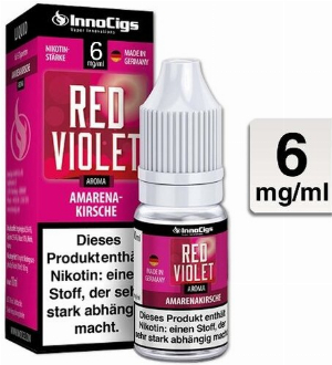 E-Liquid InnoCigs Red Violet Amarenakirsche 6 mg Nikotin