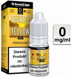 E-Liquid InnoCigs Rounded Yellow Honigmelone 0mg Nikotin