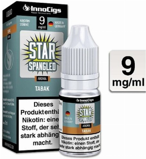 E-Liquid InnoCigs Star Spangled Tabak 9mg Nikotin