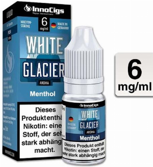 E-Liquid InnoCigs White Glacier Menthol 6mg Nikotin