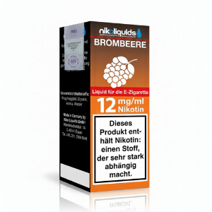 E-Liquid NIKOLIQUIDS Brombeere 12 mg