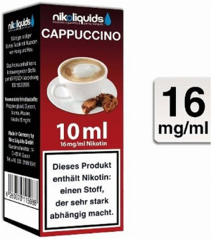 E-Liquid NIKOLIQUIDS Cappuccino 16 mg Nikotin