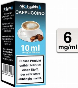 E-Liquid NIKOLIQUIDS Cappuccino 6 mg