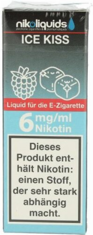 E-Liquid NIKOLIQUIDS Ice Kiss 6 mg Nikotin