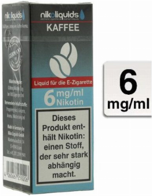 E-Liquid NIKOLIQUIDS Kaffee 6 mg Nikotin