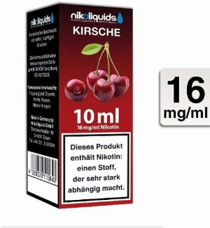 E-Liquid NIKOLIQUIDS Kirsche 16 mg Nikotin