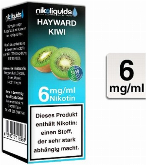 E-Liquid NIKOLIQUIDS Kiwi 6 mg Nikotin
