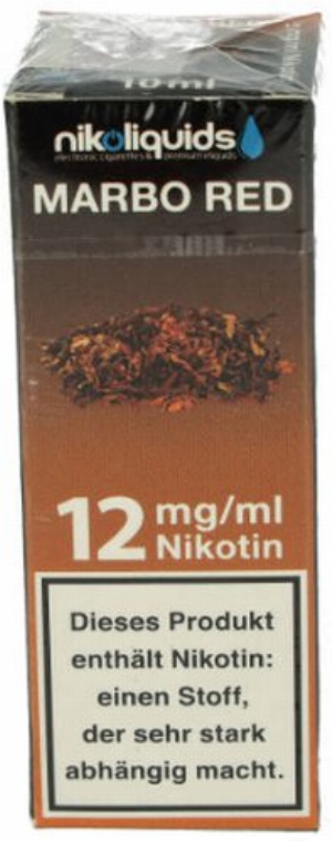 E-Liquid NIKOLIQUIDS Marbo Red 12 mg Nikotin