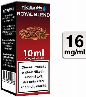 E-Liquid NIKOLIQUIDS Royal Blend 16 mg Nikotin