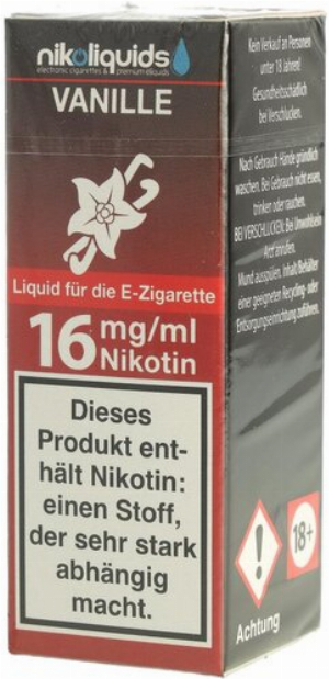 E-Liquid NIKOLIQUIDS Vanille 16 mg Nikotin